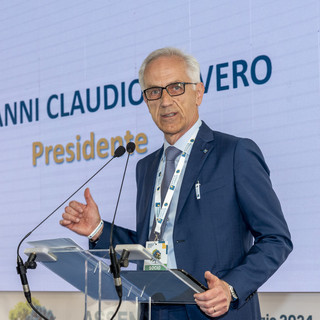 Il presidente di Banca di Cherasco Giovanni Claudio Olivero