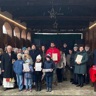 La premiazione del Concorso Presepi di Pagno