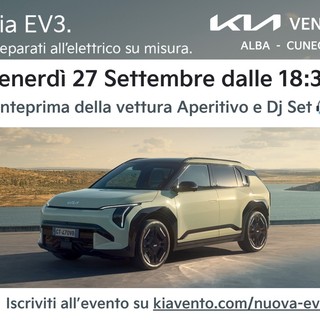 Vi aspettiamo alla presentazione della nuova KIA EV 3