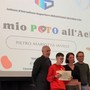 Pietro Iavelli Mariotta durante la premiazione