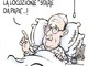 La vignetta di Paparelli è dedicata a Papa Francesco