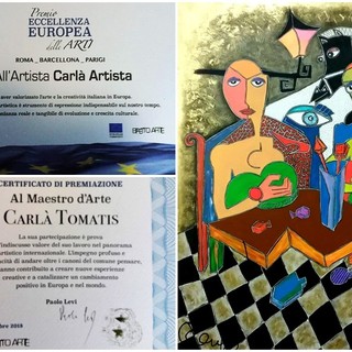 Pittura: la monregalese Carlà ottiene il premio &quot;Eccellenza europea delle arti&quot;