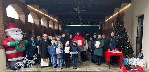 La premiazione del Concorso Presepi di Pagno