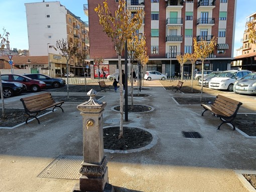 Saluzzo, piazza Battaglione Alpini nuovo volto