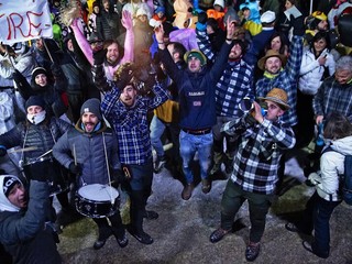 Alcuni momenti della riuscita manifestazione di Pontechianale