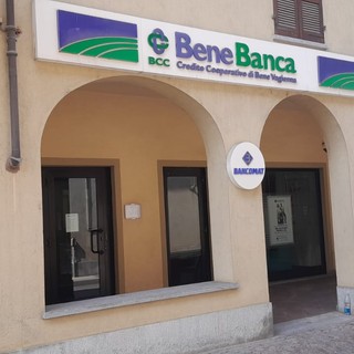 La filiale di Bene Banca a Piasco