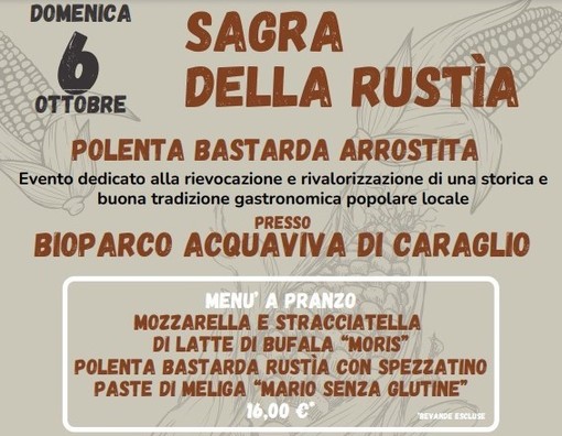 Sagra della Rustìa - Tradizione e Gusto al Bioparco Acquaviva