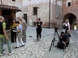 Il set delle riprese del docufilm