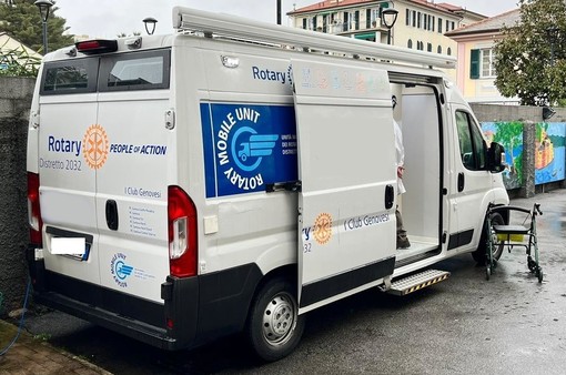 Nel cuneese il camper attrezzato del Rotary Club per la giornata della prevenzione