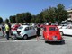 Alcune delle Fiat 500 che hanno partecipato al raduno di Fontanelle