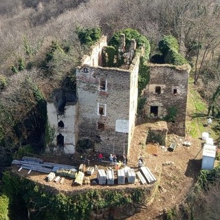 Aperto il cantiere per la messa in sicurezza del castello di Rossana