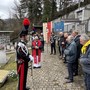 Questa mattina la cerimonia nel piccolo cimitero di Roburent