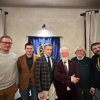 In foto da sinistra Davide Garzino,  Riccardo Depetris , Silvio Tavella, Marco Piccat,   Bruno Bossa e Francesco Bossa