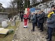 Questa mattina la cerimonia nel piccolo cimitero di Roburent