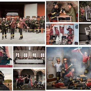 Tutte le immagini riportate sul calendario 2019 dei Vigili del fuoco di Racconigi