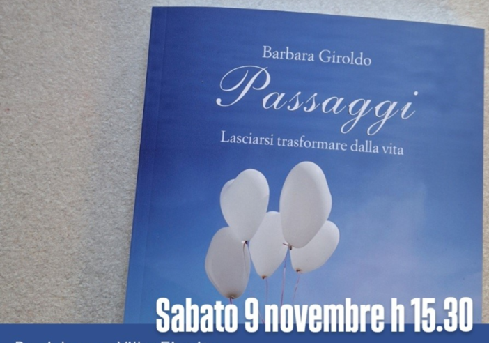 Peveragno, a Villa Fiorita si presenta il libro &quot;Passaggi&quot; di Barbara Giroldo