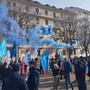 La mobilitazione in corso Dante a Cuneo