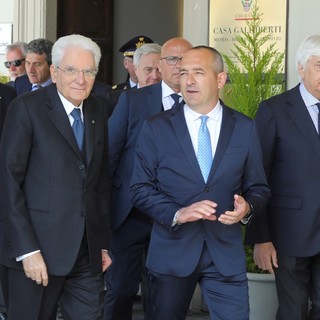 Luca Serale col Presidente della Repubblica Sergio Mattarella