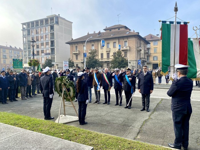 Festa del IV novembre 2024 a Saluzzo in piazza Vittorio Veneto