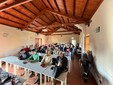 Il pubblico nella sala Rosa della Banca del Vino