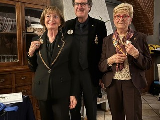 Alcuni momenti della conviviale Lions Club &quot;Scarnafigi e Piana del Varaita” tenuta lo scorso 26 novembre con la visita del Governatore