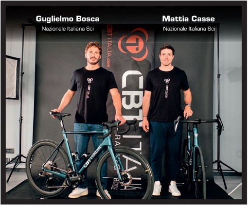 C.B.T. ITALIA, supporta la preparazione della Stagione 2024/2025 di Mattia Casse e   Guglielmo Bosca con la bicicletta NECER99