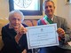 Marianna Dotta 103 anni con il sindaco Antonello Portera