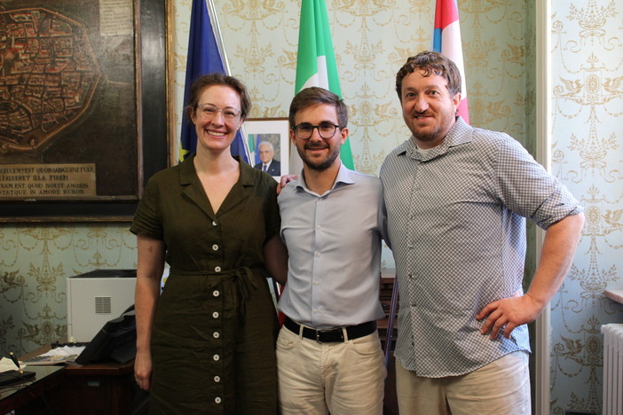 Alba, il sindaco Alberto Gatto ha incontrato Sean Snider, nipote del fautore dello storico gemellaggio con Medford