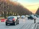 Corso Ancina, una delle strade più trafficate di Saluzzo