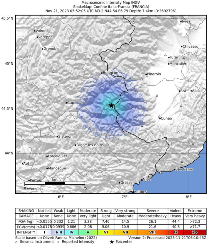 Ad Acceglio trenta scosse di terremoto in un mese, ma il rischio di pericolo resta basso