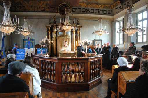Saluzzo, la sinagoga ebraica