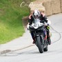 Stefano Leone, impegnato in Austria con la Yamaha R3