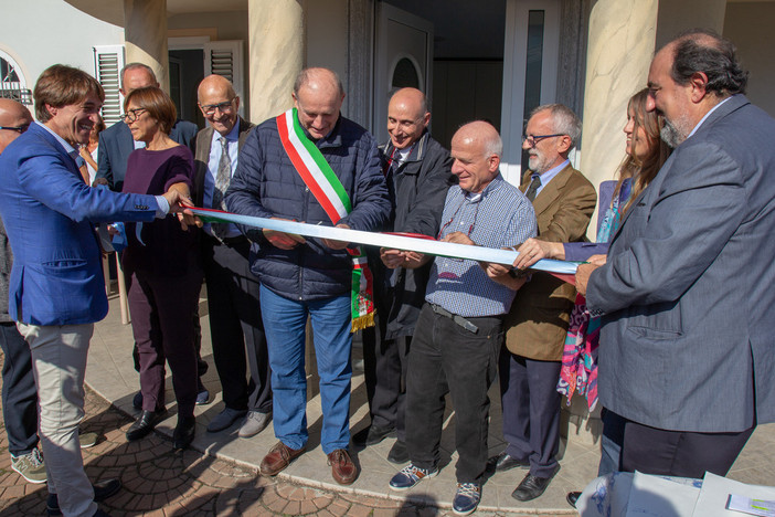 L'inaugurazione nell'ottobre 2018 di &quot;Casa Azzurra&quot; sede di Diapsi a Savigliano