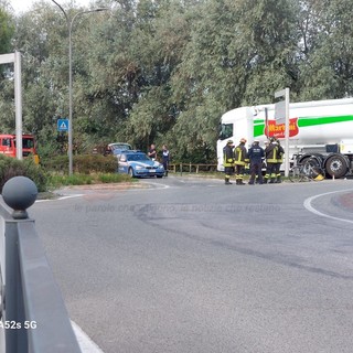 L'incidente poco prima delle 9 di questa mattina