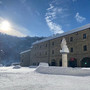 Il Santuario di Valmala sotto la neve