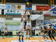 Il regista Daniele Sottile in azione durante la partita di Grottazzolina (Foto M&amp;G Scuola Pallavolo)