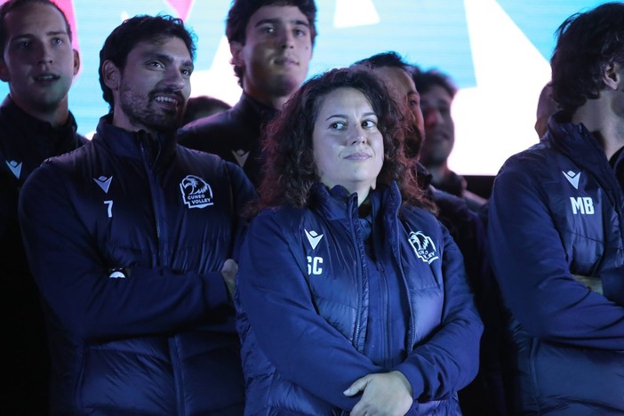 Silvia Canale durante la serata di presentazione della stagione 2024-2025 di Cuneo Volley