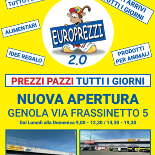 Nuova Apertura Europrezzi 2.0 a Genola: Prezzi Pazzi Tutti i Giorni!