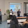 Gli studenti in visita alla sede CRS