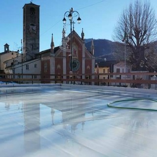 La pista di pattinaggio di Sampeyre