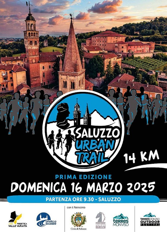 Saluzzo: il 16 marzo si corre la prima Urban Trail