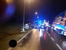 La scena dell'incidente avvenuto in mattinata nei pressi di Pollenzo