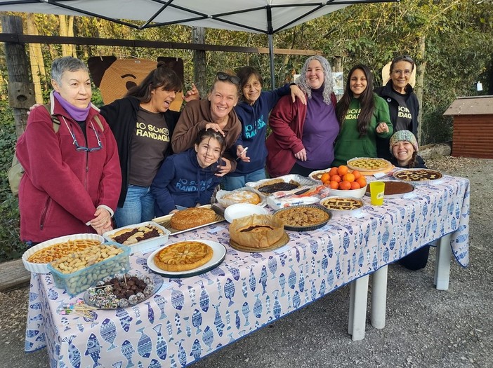 Un momento dell'asta benefica