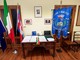 La sala Consigliare del municipio di Monchiero