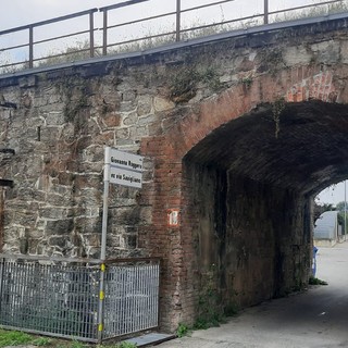 Saluzzo, il sottopasso di via Roggero  con accesso da via Savigliano