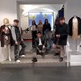 Studenti Cnos Fap che allestiranno lunedì 10 marzo la sfilata di outfit anni 79, 80, 90 presso la bottega sociale &quot;Prodotti in fuga&quot; a Saluzzo