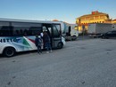 Il bus noleggiato dal Csr che porta gli agonisti a Cuneo