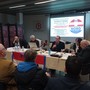 Il tavolo con tutti i relatori dell’incontro del Partito Popolare del Nord – Autonomia Piemontese