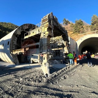 I lavori al tunnel di Tenda