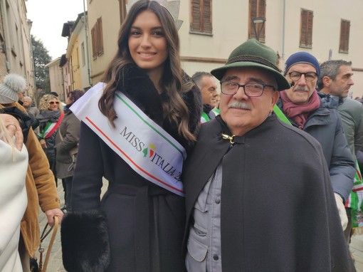 Tino Marolo con miss Italia Francesca Bergesio